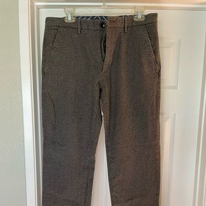 Banana Republic Vintage Straight Fit Houndstooth Pants